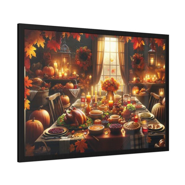 93855-125.jpg Capturing the Spirit of Thanksgiving Framed Poster