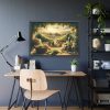 93855-146.jpg Grape Harvest With Lush Vineyards Framed Poster
