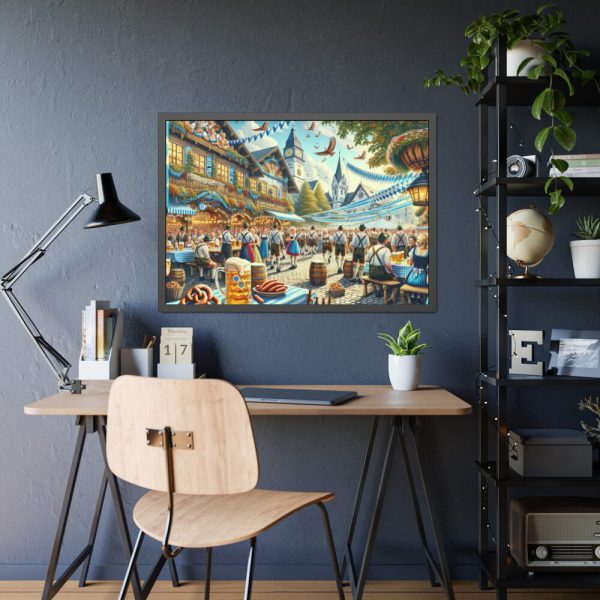 93855-150.jpg Capturing the Essence of Oktoberfest Framed Poster