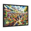 93855-153.jpg Lively Atmosphere of Farmers' Market Framed Poster