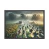 Harvest Rain in Field Framed Poster