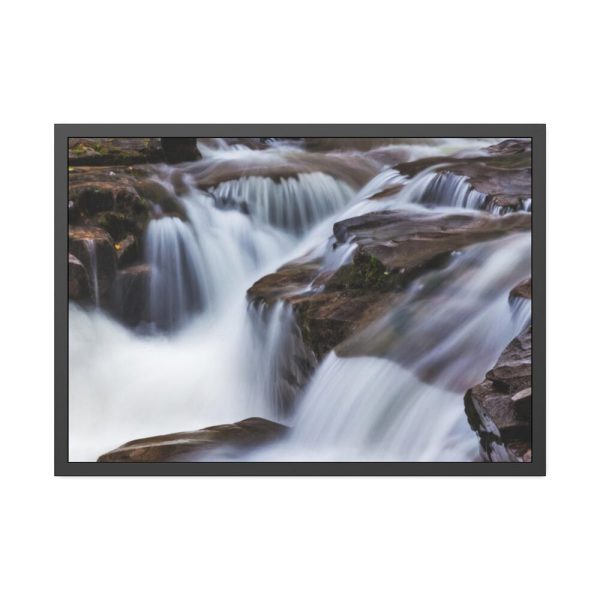 Stream of Water in Rumania Framed Poster