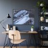 Waterfall River Close Up in France Framed Poster