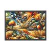 Harvest Theme Through Modern Art Styles Framed Poster