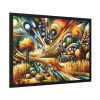 Harvest Theme Through Modern Art Styles Framed Poster