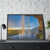 93855-187.jpg Waterfall on Cave Framed Poster