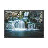 93855-188.jpg Waterfall Tumbling Down From Rocks Framed Poster