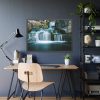93855-190.jpg Waterfall Tumbling Down From Rocks Framed Poster