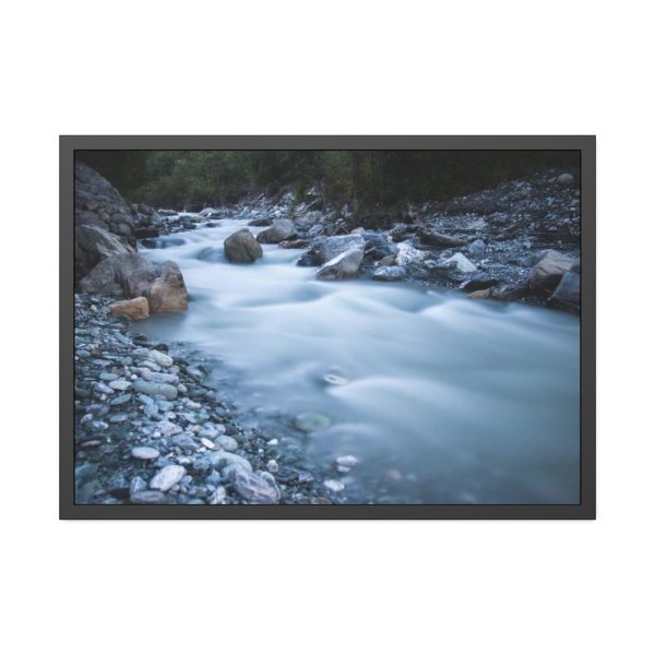 Long Exposure of Stream Framed Poster