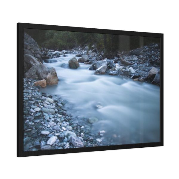 Long Exposure of Stream Framed Poster