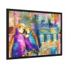 93855-201.jpg Cuba Havana Parrots Framed Poster
