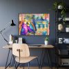 93855-202.jpg Cuba Havana Parrots Framed Poster