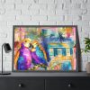 93855-203.jpg Cuba Havana Parrots Framed Poster