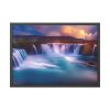 Water Texture, Waves, Beach Scenery Framed Poster