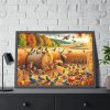 93855-243.jpg Wildlife and Harvest Season Framed Poster