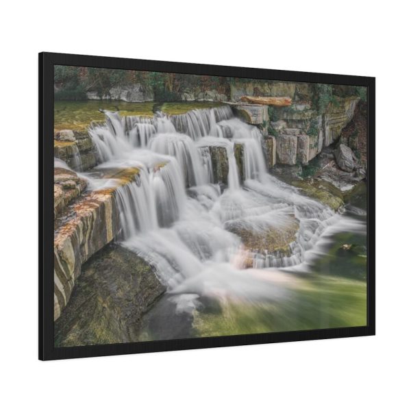 93855-253.jpg Falls on Taughannock Creek Framed Poster