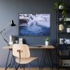 Waterfall in Winter Framed Poster