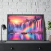 Colorful Waterfall Framed Poster