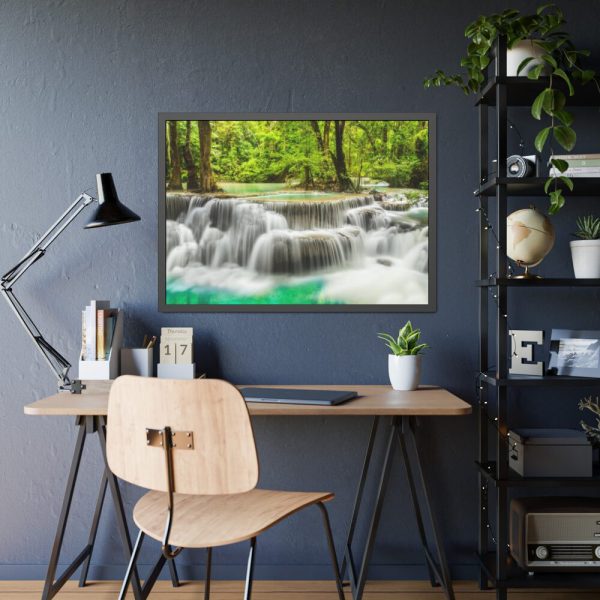 93855-294.jpg Waterfall in Nature Framed Poster
