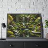 93855-299.jpg Zen Waterfall Garden in Japanese Style Framed Poster