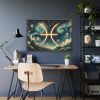 Zodiac Sign of Pisces Framed Poster