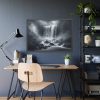 93855-310.jpg Waterfall on Rainy Day Framed Poster