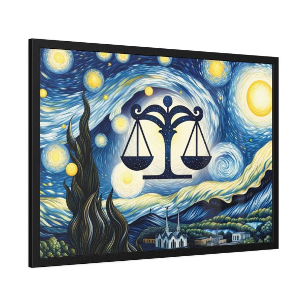 93855-33.jpg Zodiac Sign of Libra Framed Poster