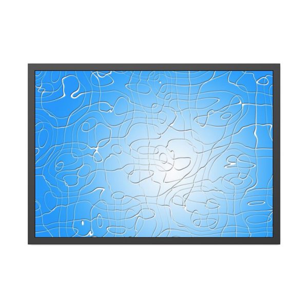Puzzle Pop Art Framed Poster