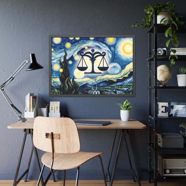 93855-34.jpg Zodiac Sign of Libra Framed Poster