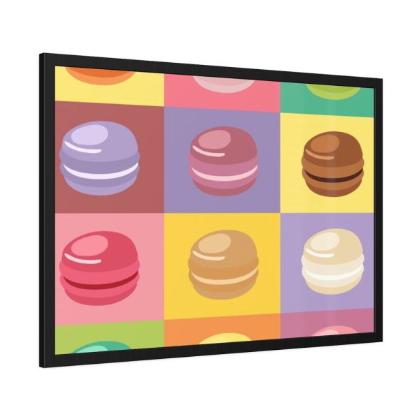 Macarons Pop Art Framed Poster