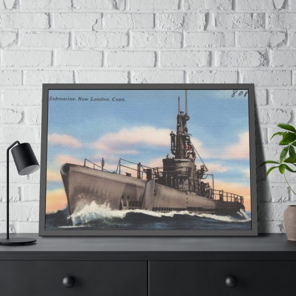 Submarine, New London, Conn Framed Poster