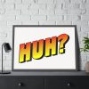 Comic Pop Art Framed Poster