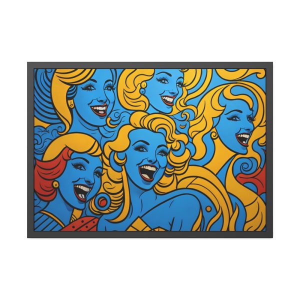 Pop Art People Laughing II Framed Poster