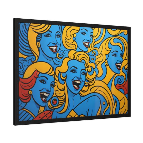 Pop Art People Laughing II Framed Poster