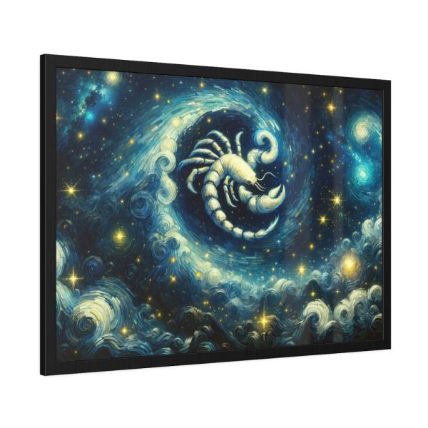 93855-37.jpg Zodiac Sign of Scorpio Framed Poster