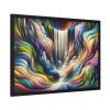 93855-373.jpg Abstract Art Piece of Waterfall Framed Poster
