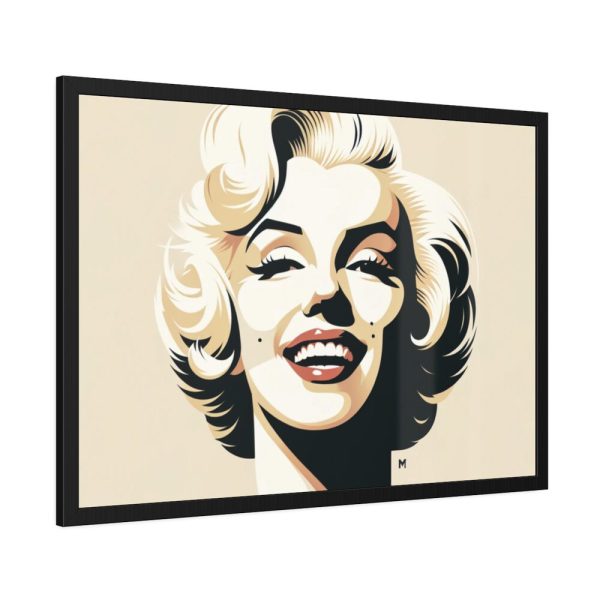 Marilyn Monroe Capturing Iconic Presence And Charisma Framed Poster