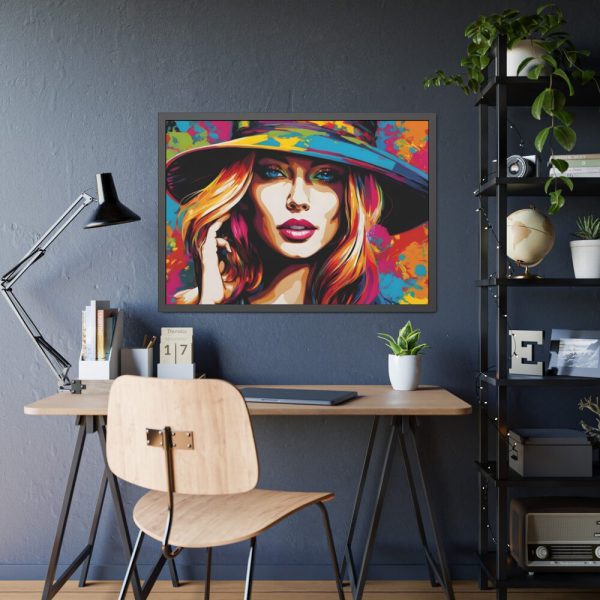 93855-430.jpg Woman Pop Art Graffiti II Framed Poster