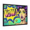 WOW Comics Abstraction Framed Poster