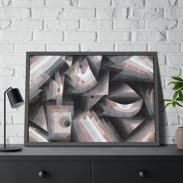 93855-451.jpg Crystal Gradation (1921) by Paul Klee Framed Poster