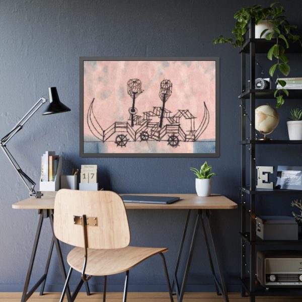 93855-474.jpg Alter Dampfer (Old Steamboat) (1922) by Paul Klee Framed Poster