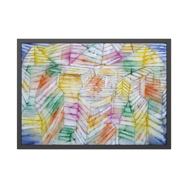 93855-476.jpg Theater–Mountain–Construction (1920) by Paul Klee Framed Poster