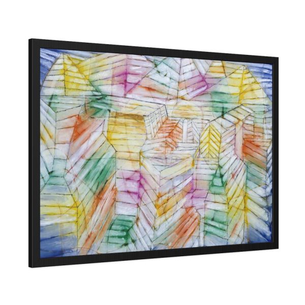 93855-477.jpg Theater–Mountain–Construction (1920) by Paul Klee Framed Poster