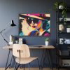 93855-490.jpg Woman Pop Art Graffiti Art III Framed Poster