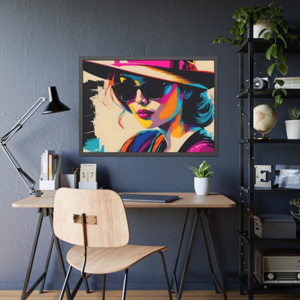 93855-490.jpg Woman Pop Art Graffiti Art III Framed Poster