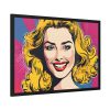 Pop Art Woman Framed Poster