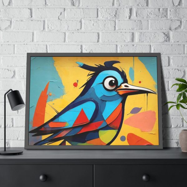 93855-507.jpg Bird Abstract Pop Art Print Framed Poster