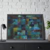 Terraced Garden (1920) by Paul Klee Framed Poster