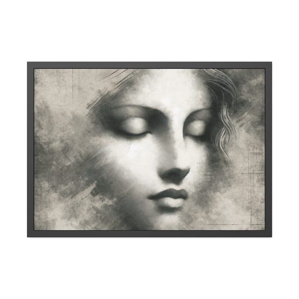 93855-68.jpg Woman Inspired by Leonardo da Vinci Framed Poster