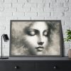 93855-71.jpg Woman Inspired by Leonardo da Vinci Framed Poster